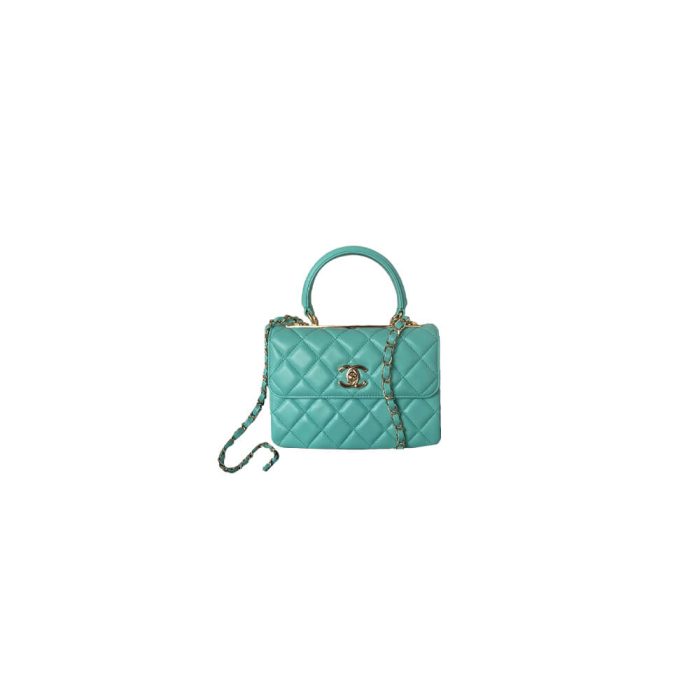 CHANEL Mini Flap Bag with Top Handle - Image 1