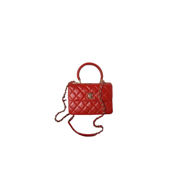 CHANEL Mini Flap Bag with Top Handle - Image 1