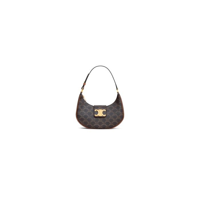 CELINE MEDIUM AVA TRIOMPHE BAG in Triomphe Canvas and calfskin - Image 1
