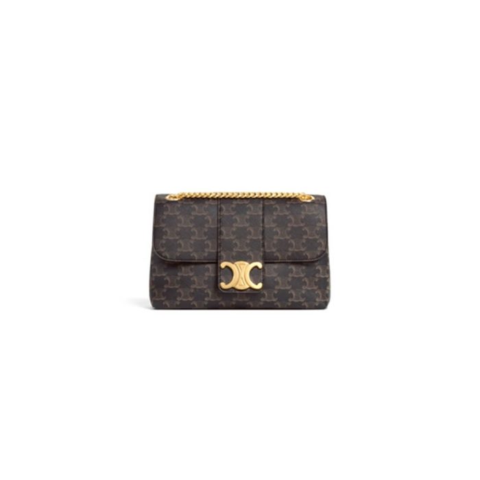 CELINE Medium Celine Victoire Bag in Triomphe Canvas - Image 1