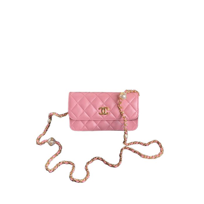 CHANEL Flap Phone Holder with Chain(HIGH-END GRADE) - Image 1