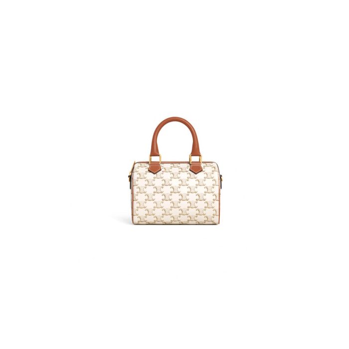 CELINE Small Boston IN Triomphe Canvas and calfskin - Image 1