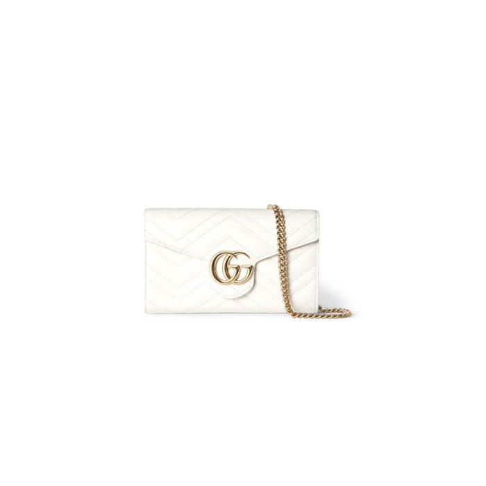 GG Marmont wallet on chain - Image 1