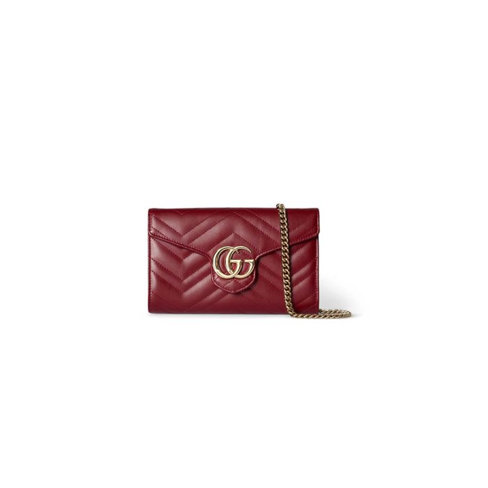 GG Marmont wallet on chain - Image 1