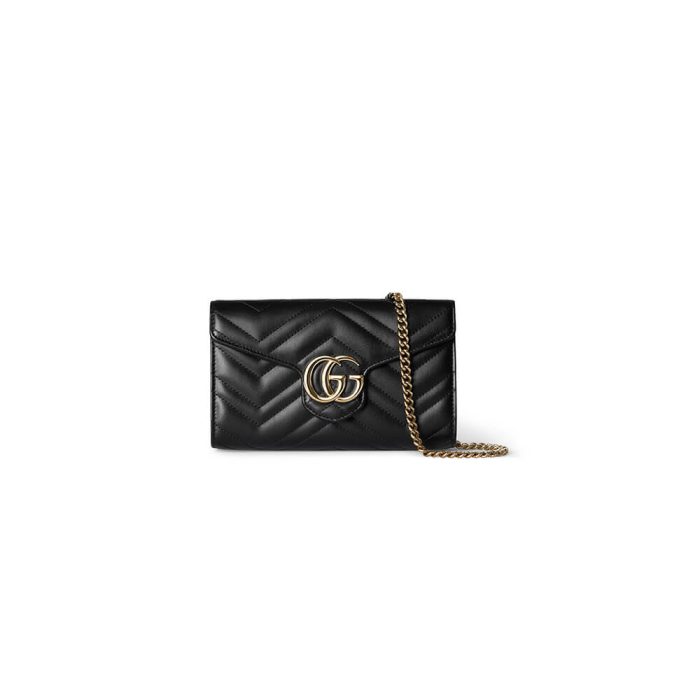 GG Marmont wallet on chain - Image 1