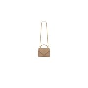 COLLEGE MEDIUM CHAIN BAG IN QUILTED LEATHER