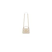 COLLEGE MEDIUM CHAIN BAG IN QUILTED LEATHER