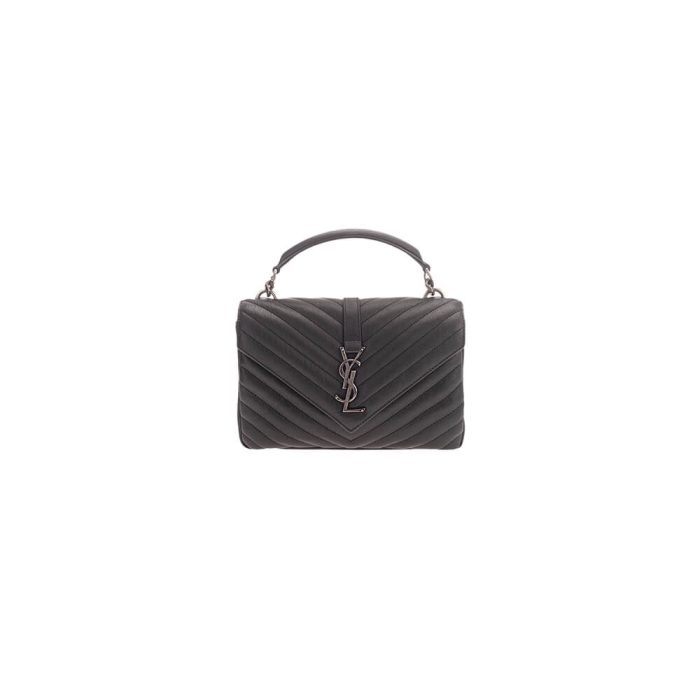 COLLEGE MEDIUM CHAIN BAG IN QUILTED LEATHER - Image 1