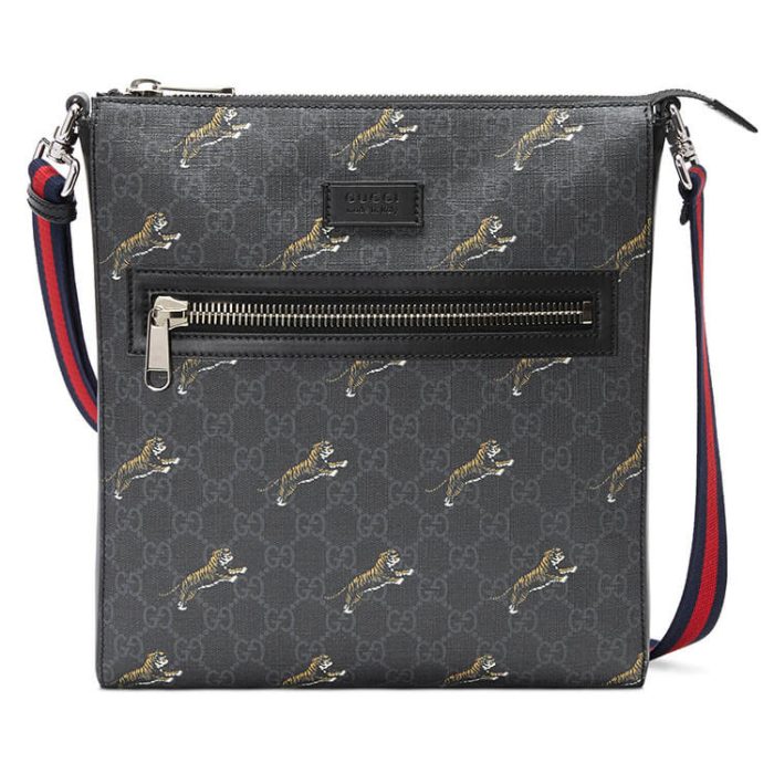 Gucci Bestiary Messenger With Tigers - Image 1