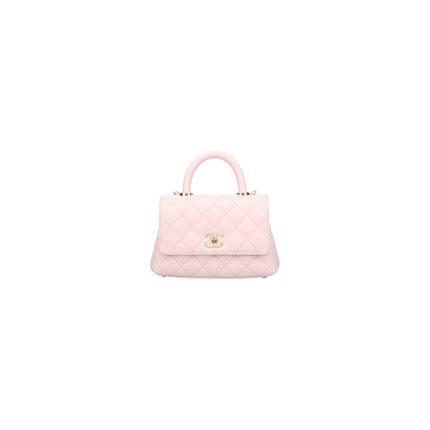 Chanel MINI COCO Handle Bag(HIGH-END GRADE)