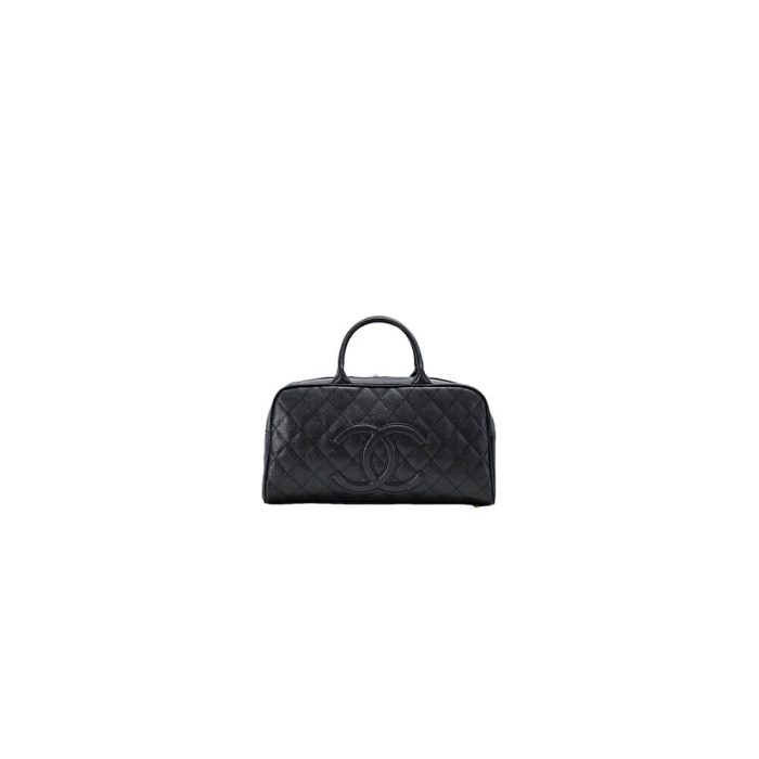CHANEL Large Vintage Boston Bag - Image 1