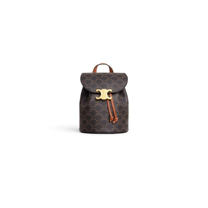 BACKPACK CELINE BONNIE IN Triomphe Canvas and calfskin(HIGH-END GRADE) - Image 1