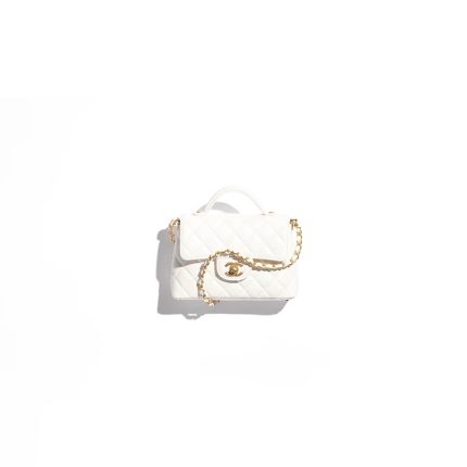 CHANEL Small Flap Bag with Top Handle(HIGH-END GRADE)