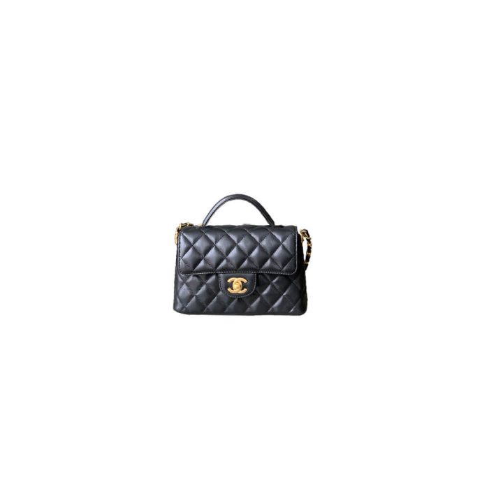 CHANEL Small Flap Bag with Top Handle(HIGH-END GRADE) - Image 1