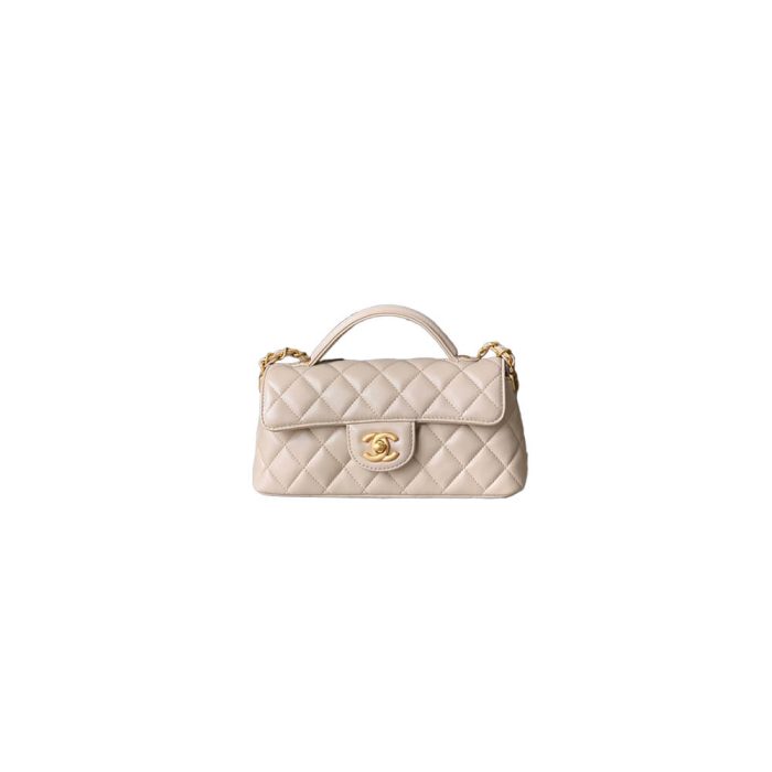 CHANEL Mini Flap Bag with Top Handle(HIGH-END GRADE) - Image 1