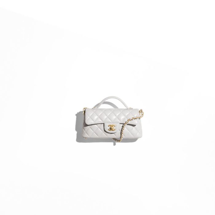 CHANEL Mini Flap Bag with Top Handle(HIGH-END GRADE) - Image 1