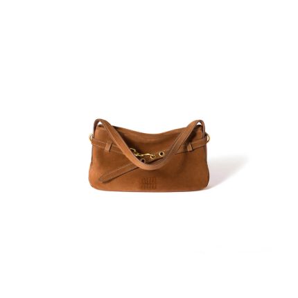 MIUMIU Regular Aventure suede bag(HIGH-END GRADE)