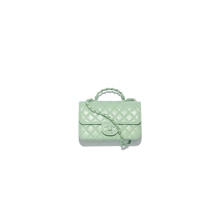 Chanel Mini Flap Bag with Top Handle(HIGH-END GRADE) - Image 1