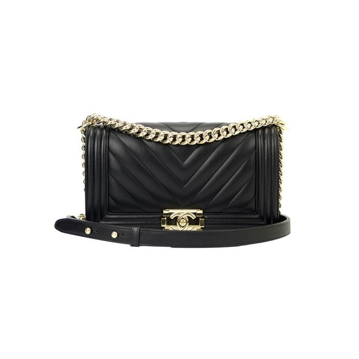 Chevron Boy Chanel Handbag - Image 1