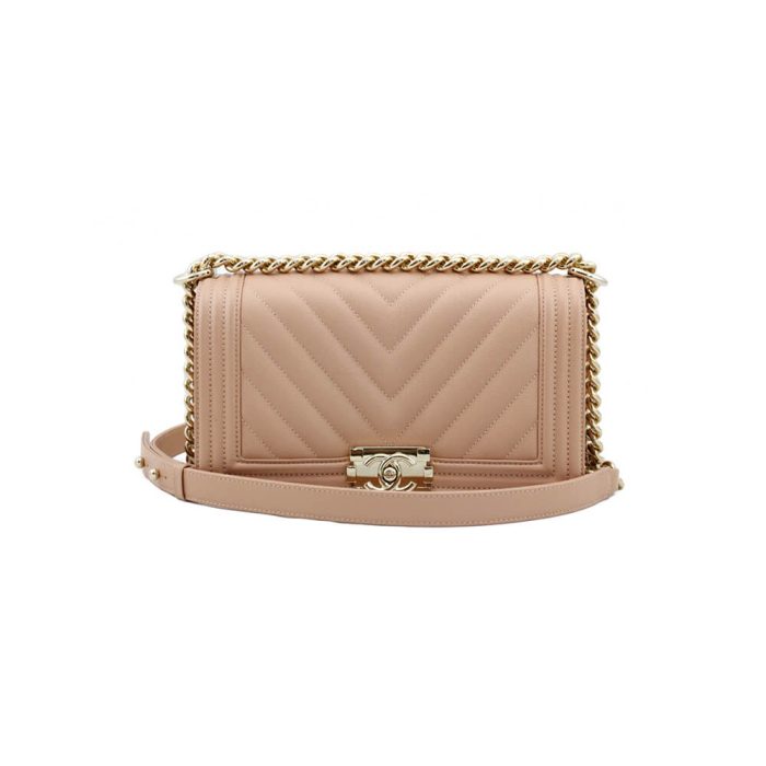 Chevron Boy Chanel Handbag - Image 1