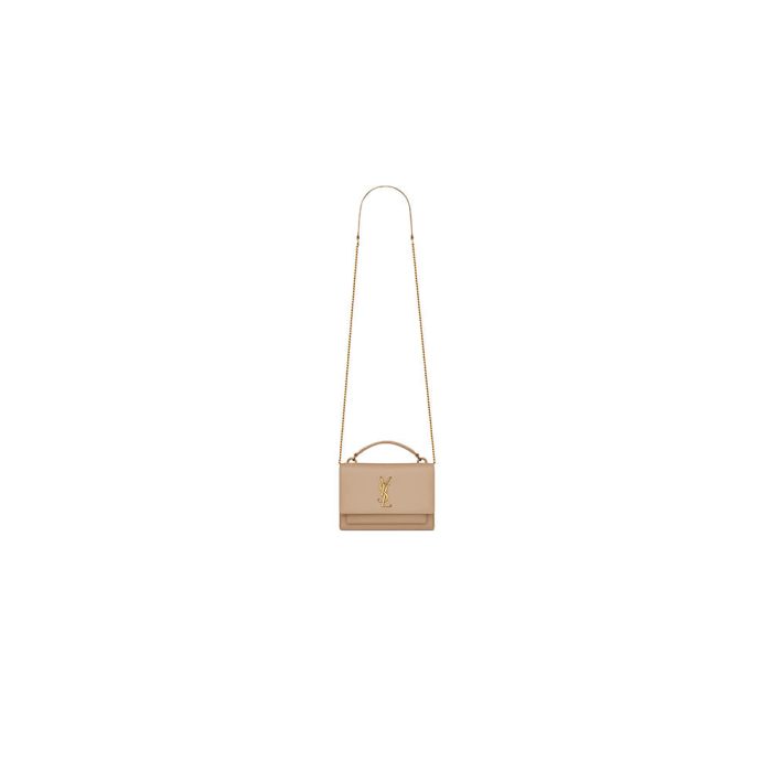 SUNSET CHAIN WALLET IN SMOOTH LEATHER - Image 1