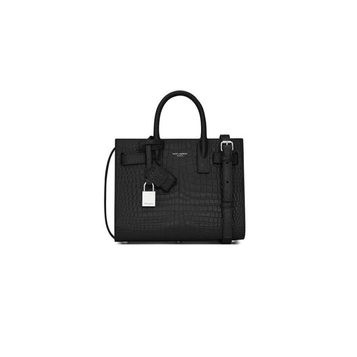 YSL SAC DE JOUR NANO IN EMBOSSED CROCODILE SHINY LEATHER - Image 1