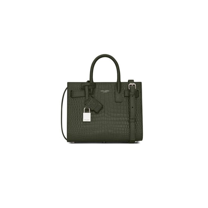 YSL SAC DE JOUR NANO IN EMBOSSED CROCODILE SHINY LEATHER - Image 1