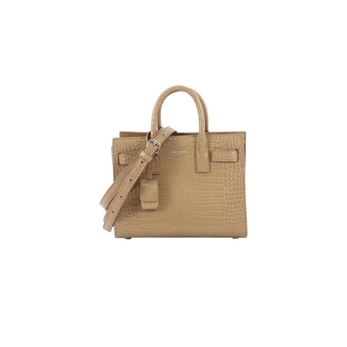 YSL SAC DE JOUR NANO IN EMBOSSED CROCODILE SHINY LEATHER - Image 1