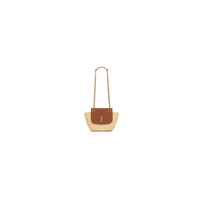 YSL mini Manon in raffia(HIGH-END GRADE) - Image 1