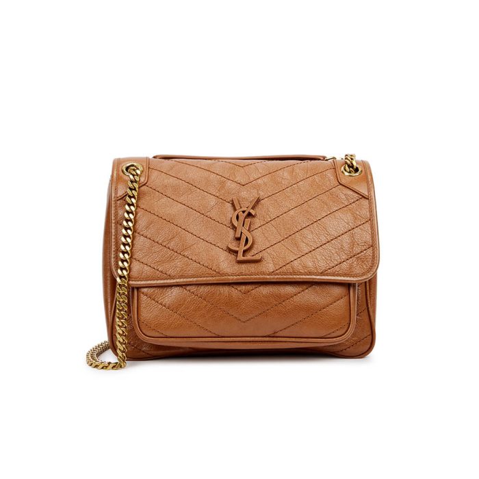 SAINT LAURENT NIKI MEDIUM IN CRINKLED VINTAGE LEATHER - Image 1