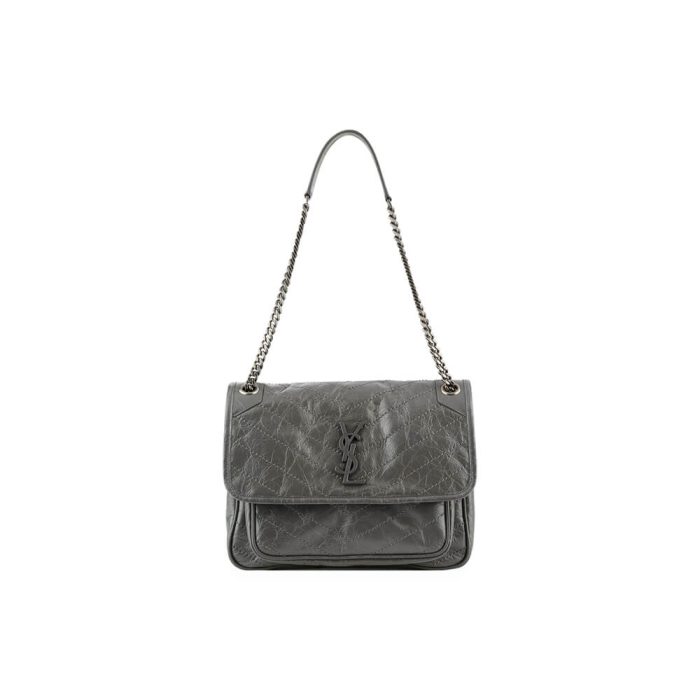 SAINT LAURENT NIKI MEDIUM IN CRINKLED VINTAGE LEATHER - Image 1