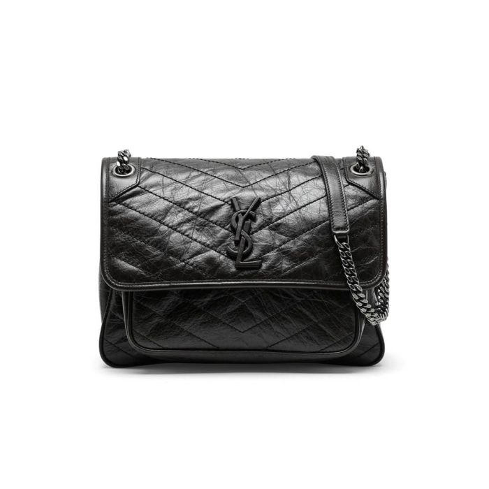 SAINT LAURENT NIKI MEDIUM IN CRINKLED VINTAGE LEATHER - Image 1