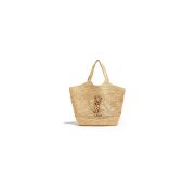 YSL ICARE SHOPPING BAG IN RAFFIA(HIGH-END GRADE)