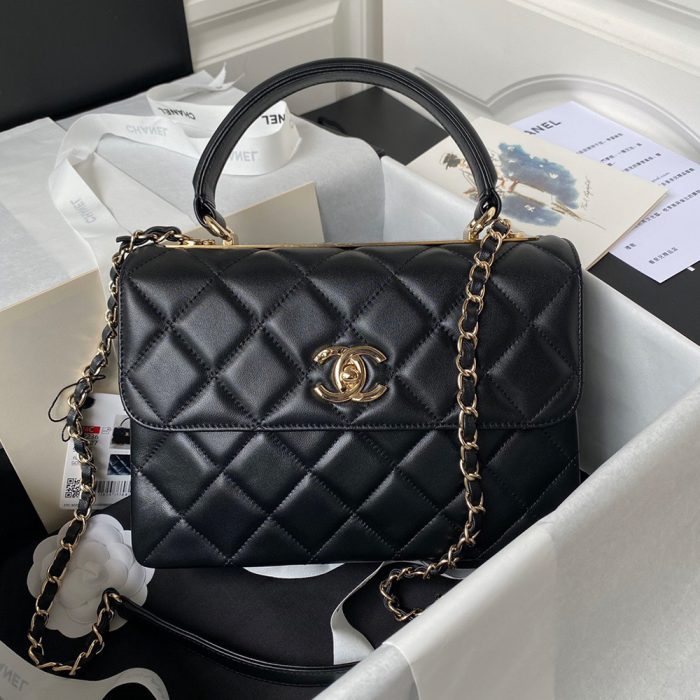 CHANEL Flap Bag With Top Handle - Image 2