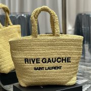 YSL RIVE GAUCHE TOTE IN RAFFIA(HIGH-END GRADE) - Image 2
