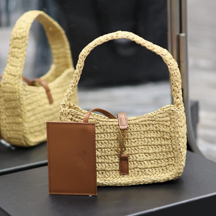 YSL LE 5 A 7 MINI IN RAFFIA(HIGH-END GRADE) - Image 2