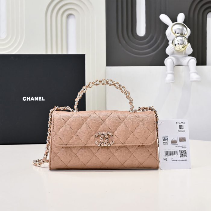 Chanel Flap Phone Holder with Chain(HIGH-END GRADE) - Image 2