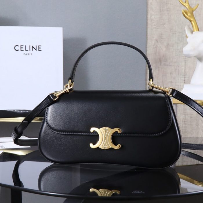 TEEN CELINE LOLA in Triomphe Canvas and Calfskin(HIGH-END GRADE) - Image 2