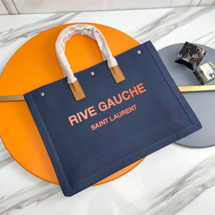 RIVE GAUCHE LARGE TOTE BAG IN CANVAS - Image 2