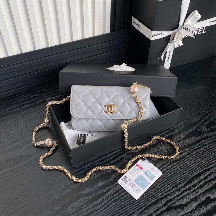 CHANEL Flap Phone Holder with Chain(HIGH-END GRADE) - Image 2