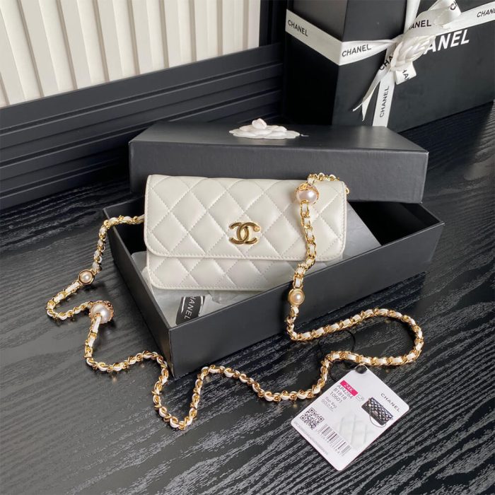 CHANEL Flap Phone Holder with Chain(HIGH-END GRADE) - Image 2