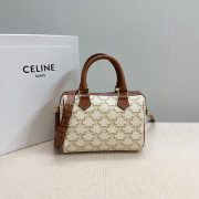 CELINE Small Boston IN Triomphe Canvas and calfskin - Image 2