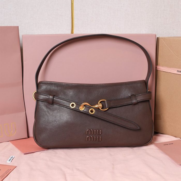 MIUMIU Regular Aventure nappa leather bag(HIGH-END GRADE) - Image 2