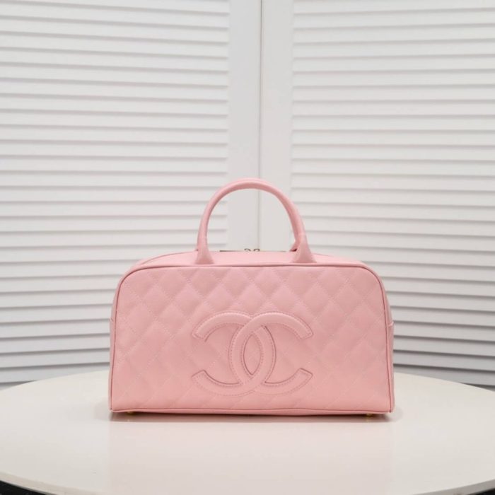 CHANEL Large Vintage Boston Bag - Image 2