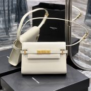 MANHATTAN SMALL SHOULDER BAG IN BOX SAINT LAURENT LEATHER - Image 2