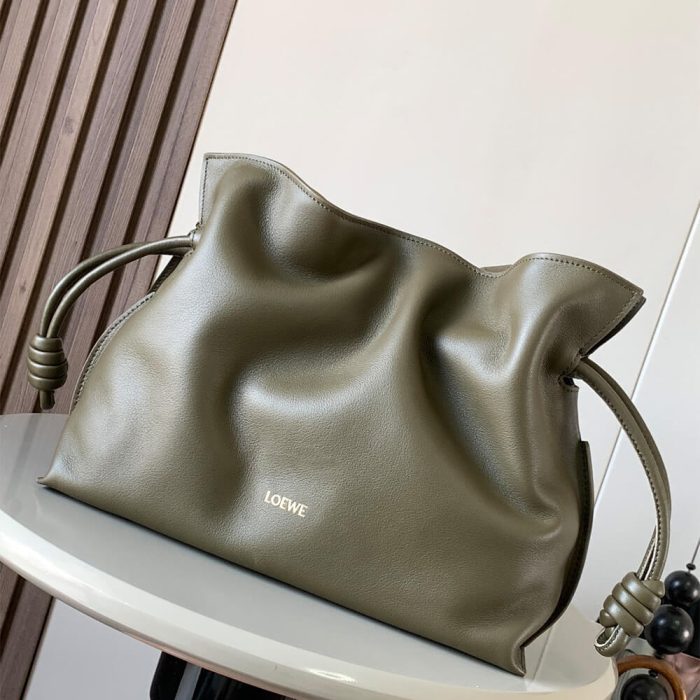 LOEWE Medium Flamenco clutch in nappa calfskin(HIGH-END GRADE) - Image 2