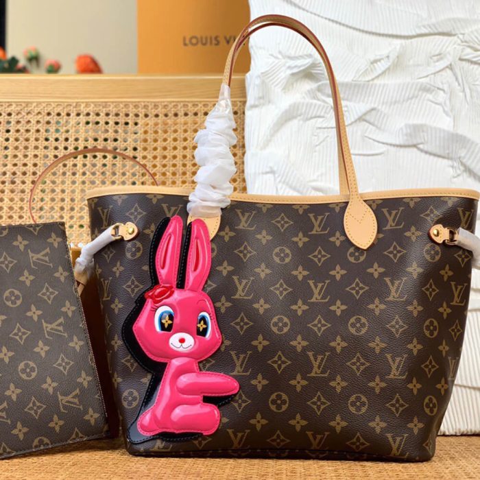 LV Neverfull Bandouliere Inside Out MM(HIGH-END GRADE) - Image 2
