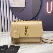 SUNSET MEDIUM CHAIN BAG IN SMOOTH LEATHER - Image 2