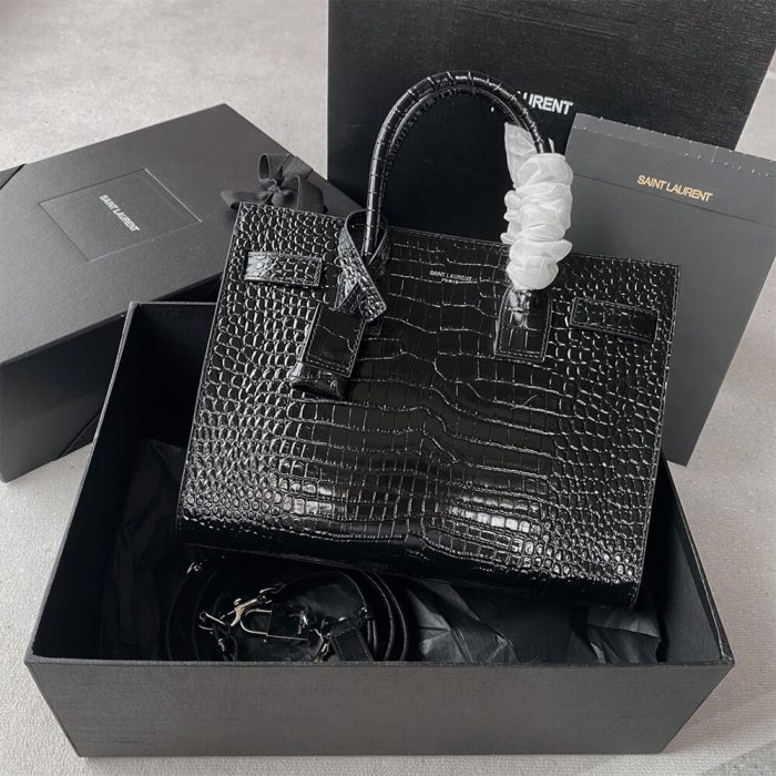 YSL SAC DE JOUR BABY IN CROCODILE-EMBOSSED - Image 2