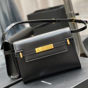 MANHATTAN SMALL SHOULDER BAG IN BOX SAINT LAURENT LEATHER - Image 3